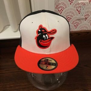 Baltimore Orioles Cartoon Bird New Era Size 7